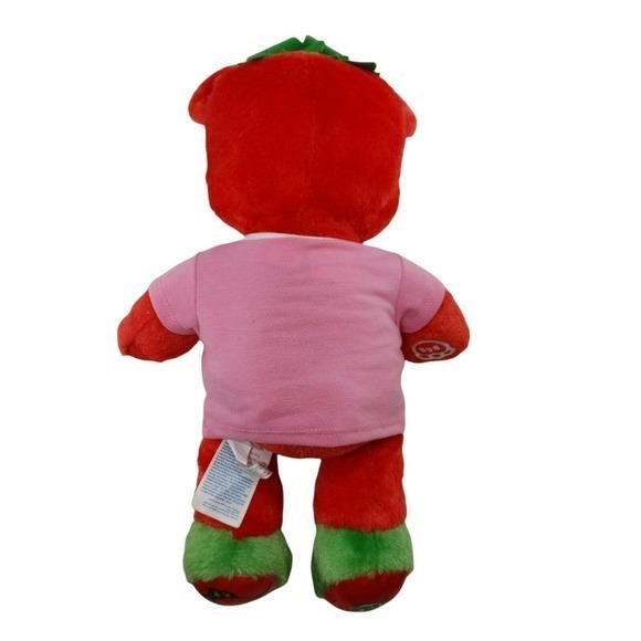 2017 Build A Bear Shopkins Plush‎ Strawberry Kiss Teddy Bear Stuffed Animal 17 - Picture 2 of 11